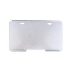 필리핀 알루미늄 오토바이 번호판 홀더 도로 주행 방청 프레임 진동 방지, 4. 1 Silver, 1개