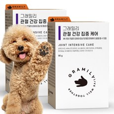 그래밀리 강아지 관절 집중 영양제, 뼈/관절강화, 2개