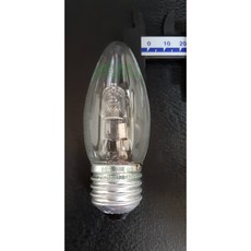 綠色照明 尖型鹵素燈泡 110V E27 C35, 1個, 尖清燈泡220V42W E27 C35