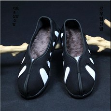 스님 승려 신발 면화 도교 벨벳 방지 미끄럼 겨울 플러스