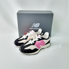 [국내매장판] 뉴발란스키즈 327 운동화 아동용 스니커즈 핑크/블랙