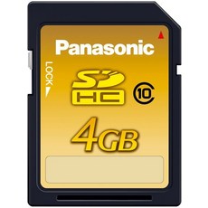 파나소닉 SDHC 메모리 카드 4GB RP-SDW04GJ1K