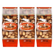 정든식품 깨튀김건빵, 250g, 3개