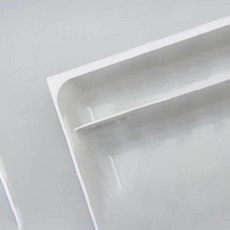 모니터 부착 연필꽂이 흰색 2구 흰색 책상 펜홀더