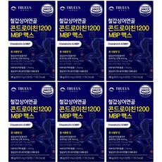 철갑상어 콘드로이친 1200 6형 저분자 cs6 c6s 형 mbp 식약청 식약처 인증 트루어스, 6개, 60정