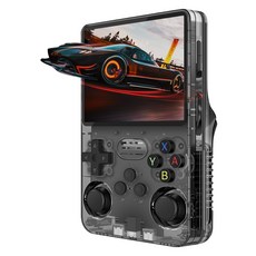 MMQ R36S 레트로 휴대용 게임 콘솔 3.5인치 한국어 지원가능