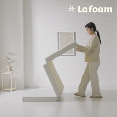 라폼 하이브리드 3단 접이식 메모리폼 토퍼 매트리스 10cm