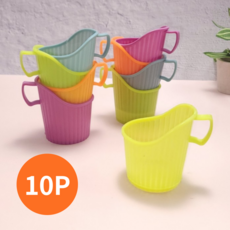 종이컵 홀더 손잡이 컵홀더 종이 컵받침, 10개