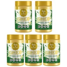 4th & Heart Original Grass-Fed Ghee Butter 포스앤하트 오리지널 그래스페드 정제 기버터 907g, 5개
