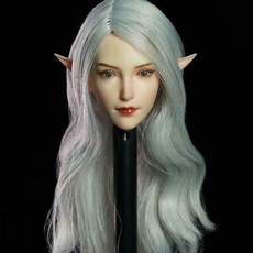 슈퍼 덕 스케일 엘프 귀 스컬프팅 모델 군인 밝은 피부 액션 피규어 바디 인형, 1개, 5. SDH021E