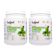 Sunfood 綜合蔬菜&無大豆蛋白粉, 997.9g, 2個