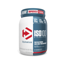 Dymatize ISO 100乳清蛋白粉, 草莓(Strawberry), 725g, 1罐