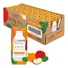 상하목장 유기농주스 사과오렌지케일, 125ml, 1개