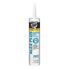DAP Inc 1852 10.1온스 화이트 알렉스 플러스 아크릴 라텍스 코르크 실리콘 포함, 10.1 Fl Oz