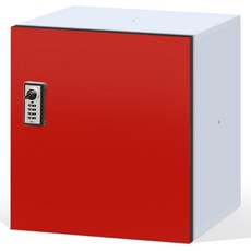 아이엠비몰 / 업그레이드 큐빅 사물함 / 다이얼키 400(대) / 10가지 칼라 / 조용한 댐퍼경첩, 400(대) 레드, 1단