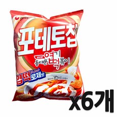 포테토칩 엽떡로제맛, 55g, 6개