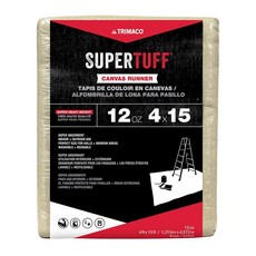 Trimaco 51208 SuperTuff 340.2g(12온스) 두께의 프리미엄 웨이트 캔버스 드롭 천 1.2 x 4.6m(4 15피트) 122.4