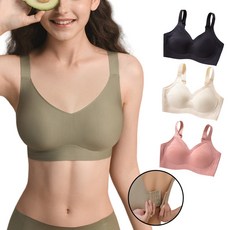 러닝크루 초밀착 일체형 심리스 브라