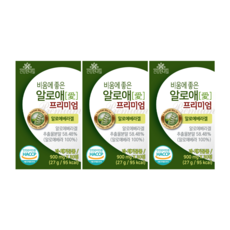 비움에좋은 알로애 알로에 장건강 식이섬유 배변활동, 30정, 3개