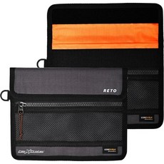RETO 필름 X-프로텍 백 - CORDURA 방수 X-선 방지 무연 방사선 불투과성 원단 가볍고 내구성이 뛰어난 듀오 레이어 방사선 저항 보호 필름 백 사이즈 M 22.5 x, Size M (22.5 x 18.0 cm)