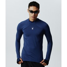 매장정품 스파이더 SPYDER [프로웹] 맨즈 러닝 하이넥 긴팔 티셔츠 SPIWCNRL231MBLU 188686