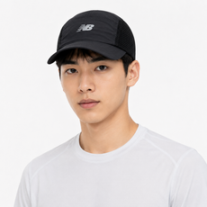 뉴발란스 러닝모자 매쉬 런닝 볼캡, 블랙, 1개 블랙, 1개