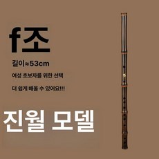 휴대용 대나무 피리 파이프 악기 관악기 연주 리코더, 1개, 첸위에 스타일 F키 (키 1.5m 이상)