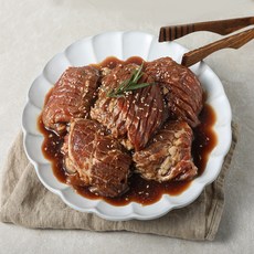 수제 돼지갈비 맛 갈비아저씨 양념목살 양념육 맛있는 양념목살, 1개, 900g