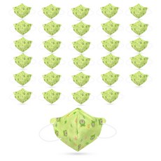 비쥬 유아 영유아 소아 애기 초소형 새부리형 컬러 캐릭터 MB필터 마스크 30개입 0~6세용, 1개