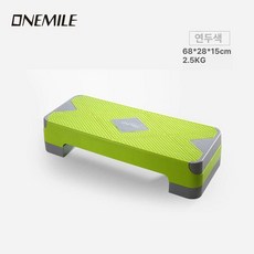 스쿼트 발판 경사보드 운동 페달형 블록 체육관용 장비, A 68cm 그라스그린+그레이 이중층, 1개
