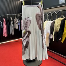 리몬 플리츠블라우스 스커트 셋업 반팔 티셔츠 여름 주름옷 B390