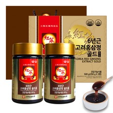 고려인삼유통 6년근 고려홍삼정 골드 + 쇼핑백, 250g, 2개