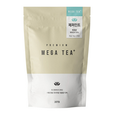 메가티 더 플러스 페퍼민트 20티백, 5개, 20개입, 36g