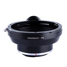 K&F Concept 렌즈 마운트 어댑터 KF-P67K (펜탁스 67 마운트 렌즈 → 펜탁스 K, 1개