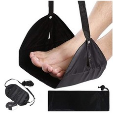 비행기 여행 발받침 쿠션 긴거리 다리 휴식 접이식 에어 베개, 상세페이지 참조