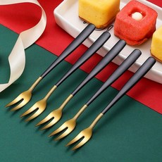 실버스완 스테인리 커트러리 스푼 버터나이프 디너 스완, A 블랙골드, 1개, 기본 색상