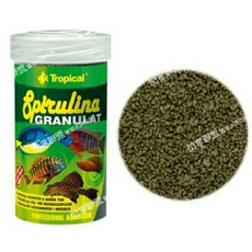 【閃電聯盟】波蘭 德比克 Tropical 高蛋白 淡、海水魚 螺旋藻 顆粒飼料100ml/250ml 螺旋藻 緩沉型, 1個, 100ml - (期限2025/12月)