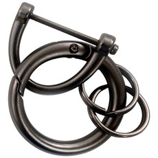 자동차 TPU 키 케이스 심플키링 키홀더 키링 스트랩 KH05, 블랙