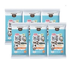 에티펫 눈귀입 깨끗 도톰한 물티슈 40매x6개 강아지 고양이 티슈, 6개