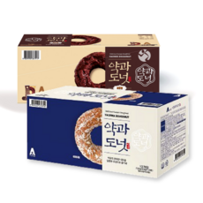 퍼플런 약과도넛 12개 x 초코약과도넛 10개 (2BOX), 22개, 60g