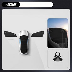 NOVA 모델y썬쉐이드 선쉐이드 썬루프 자외선 차단 Y, 1개, 개폐문 3 흡착식 앞유리 2장