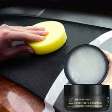 하비앤하트 대용량 차량 실내세정제 자동차 광택코팅제 플라스틱복원제 코팅 왁스 광택제 실내크리너 세차용품 차량용 고체왁스 코팅제 가죽 크리너 보호제 차량 청소용품, 2개, 300g