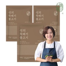박미선의 국내산 등심 특 뚝배기불고기 (냉동), 3개, 500g