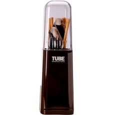 TUBE 圓形筷子筒 收納盒, TUBE方形筷子筒 白色, 1套