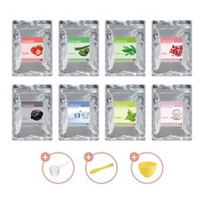 [사은품 3종] 매직 플루이드 모델링팩 8종 1kg 대용량 고무팩 수분 진정 지성 보습 영양 모공 여드름, 차콜, 1개, 1개입