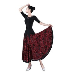 왈츠복 모던 드레스 댄스복 사교 탱고 볼룸 치마