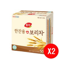 동서 한잔용 보리차, 1.5g, 50개입, 2개