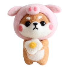 JN 羊毛氈 DIY 套組, 柴犬, 1套