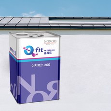 노루 외벽 외부 큐피트이지텍스 200 18리터, 1개, 18L, 화이트