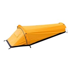 야외 장비 야생 캠핑 침낭 텐트 하이킹 백패킹 방수, Color: 1. Yellow, 1개